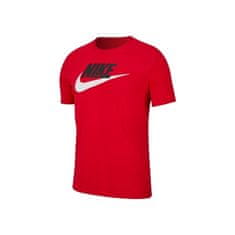 Nike Tričko červené XL M Nsw Tee Icon Futura