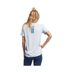 Adidas Tričko na trenínk modré S Wmns Badge OF Sport Necessi