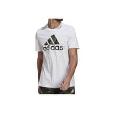 Adidas Tričko bílé XL Essentials Camouflage Print Tee