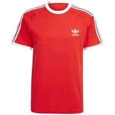 Adidas Tričko červené XL 3STRIPES Tee