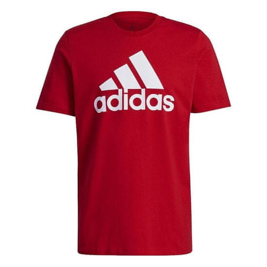 Adidas Tričko na trenínk červené XL Essentials Big Logo Tee