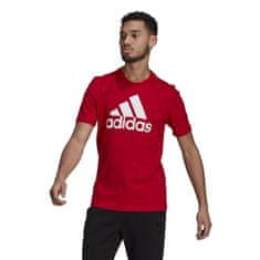 Adidas Tričko na trenínk červené XL Essentials Big Logo Tee