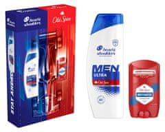 Head & Shoulders Sada produktů: šampon Head & Shoulders Men Ultra 330 ml a deodorant Old Spice Whitewater 50 ml