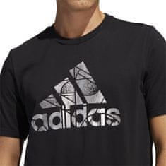 Adidas Tričko na trenínk černé XL Foil Bos