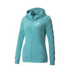 Puma Mikina modrá 154 - 157 cm/XXS Power Tape Fullzip Hoodie