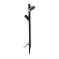 SLV BIG WHITE (SLV) HELIA SLIM Pole double LED, venkovní stojací lampa, černá IP65 3000K 1007869