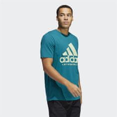 Adidas Tričko tyrkysové XL Unity