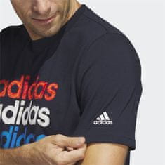 Adidas Tričko tmavomodré XL HS2524