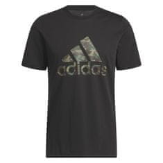 Adidas Tričko černé S Camo