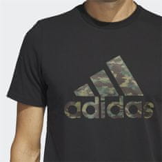 Adidas Tričko černé S Camo