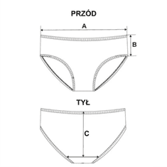 Moraj Dámské kalhotky bikiny bavlněné dámské kalhotky 4-balení VÍCEBAREVNÉ S