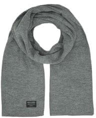 Jack&Jones Pánská šála Dna 12098582 Grey Melange