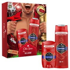 Old Spice Captain Footballer Dárková sada s deodorantem 50 ml, sprchovým gelem 250 ml a otvírákem na lahve