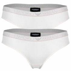 Emporio Armani Dámské kalhotky 2PACK 163334 3F223 09210 ecru - Emporio Armani S