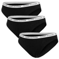 Tommy Hilfiger Tommy Hilfiger 3Pack tanga kalhotky UW0UW02828 Black XS