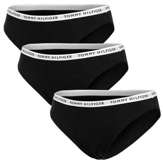 Tommy Hilfiger Tommy Hilfiger 3Pack tanga kalhotky UW0UW02828 Black