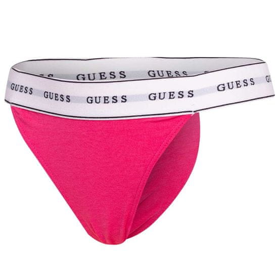 Guess Guess Tanga kalhotky O2BE04KBBU1EXR Fuchsiová