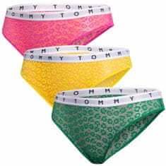 Tommy Hilfiger Tommy Hilfiger 3Pack tanga kalhotky UW0UW025220Y0 Yellow/Green/Pink S