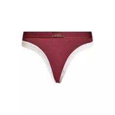 Tommy Hilfiger Dámské kalhotky BIKINI UW0UW04813 VLP vínové - Tommy Hilfiger M