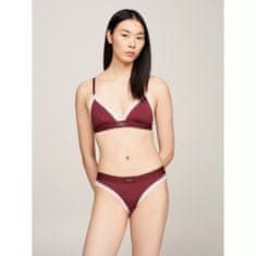 Tommy Hilfiger Dámské kalhotky BIKINI UW0UW04813 VLP vínové - Tommy Hilfiger M