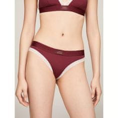 Tommy Hilfiger Dámské kalhotky BIKINI UW0UW04813 VLP vínové - Tommy Hilfiger M