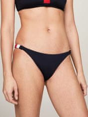 Tommy Hilfiger Dámské plavkové kalhotky CHEEKY STRING BIKINI UW0UW05298 DW5 tm. modré - Tommy Hilfiger S