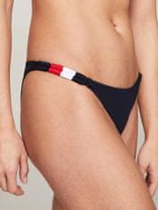 Tommy Hilfiger Dámské plavkové kalhotky CHEEKY STRING BIKINI UW0UW05298 DW5 tm. modré - Tommy Hilfiger S