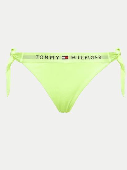 Tommy Hilfiger Dámské plavkové kalhotky UW0UW04497 LT3 neon. žluté - Tommy Hilfiger