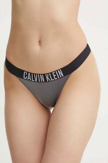 Calvin Klein Dámské plavkové kalhotky KW0KW02611 BEH černé - Calvin Klein