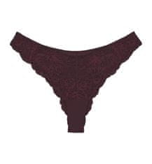 Triumph Dámské kalhotky Amourette Charm T Highleg Brazilian - Triumph burgundy (00EG) 0038