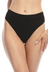 Julimex Dámské kalhotky Bamboo Bikini black - JULIMEX černá XL