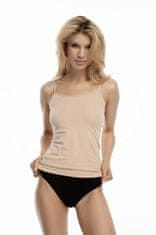 Julimex Dámské tílko Bamboo Cami beige - JULIMEX Béžová XXL