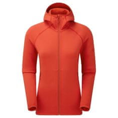 Montane Dámská mikina na zip Montane Fury Hoodie W SAFFRON RED|XS