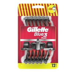 Gillette Jednorázová holítka pro muže Blue3 Red 12 ks