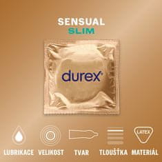 Durex Kondomy Sensual Slim (Varianta 10 ks)