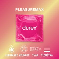 Durex Kondomy Pleasuremax Regular Fit (Varianta 10 ks)