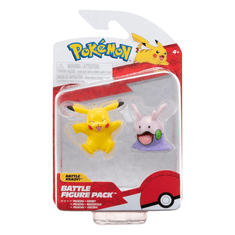 Jazwares Pokémon Battle Figure Pack Mini Figure 2-Pack Pikachu & Goomy 5 cm