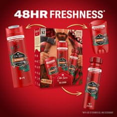 Old Spice Bearglove Lumberjack Sada s deodorantem ve spreji 150 ml, tuhým deodorantem 50 ml a sprchovým gelem 250 ml