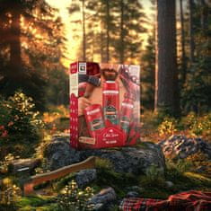 Old Spice Bearglove Lumberjack Sada s deodorantem ve spreji 150 ml, tuhým deodorantem 50 ml a sprchovým gelem 250 ml