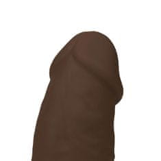 Amorelie Amorelie UNCOVER Dawn Dildo 15,4 cm (Espresso), super realistické dildo