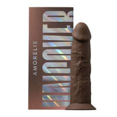 Amorelie Amorelie UNCOVER Dusk Dildo 19,2 cm (Espresso), super realistické dildo