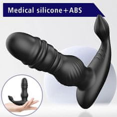 You2toys Erospace Mens Play B4 Thrusting Prostate (Black), vibrační anální kolík