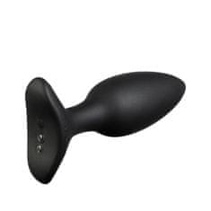 Lovense Lovense Hush 2 Butt Plug Medium 45mm APP (Black), vibrační anální kolík