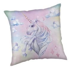 Jerry Fabrics  Polštářek Unicorn Rainbow 40x40 cm