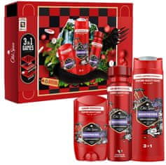 Old Spice Herní Sada Night Panther s deodorantem ve spreji 150 ml, tuhým deodorantem 50 ml a sprchovým gelem 400 ml