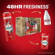 Old Spice dárková sada s tuhým deodorantem 50 ml, sprchovým gelem Deep Sea 250 ml a vodou po holení Captain 100 ml