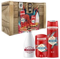 Old Spice dárková sada s tuhým deodorantem 50 ml, sprchovým gelem Deep Sea 250 ml a vodou po holení Captain 100 ml