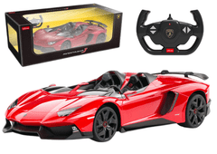 shumee Auto RC Rastar 1:12 Lamborghini Aventador Red Cabrio