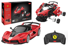 shumee Stavební cihly Auto Rastar 1:18 Ferrari FXXK EVO Red 88 Elements