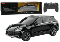 shumee RC Car 1:24 Rastar Porsche Cayenne Turbo Black